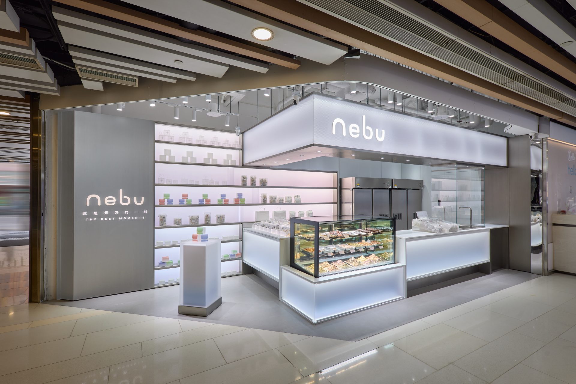 店面裝潢設計｜雪花酥品牌nebu旺角門市｜商業設計範例