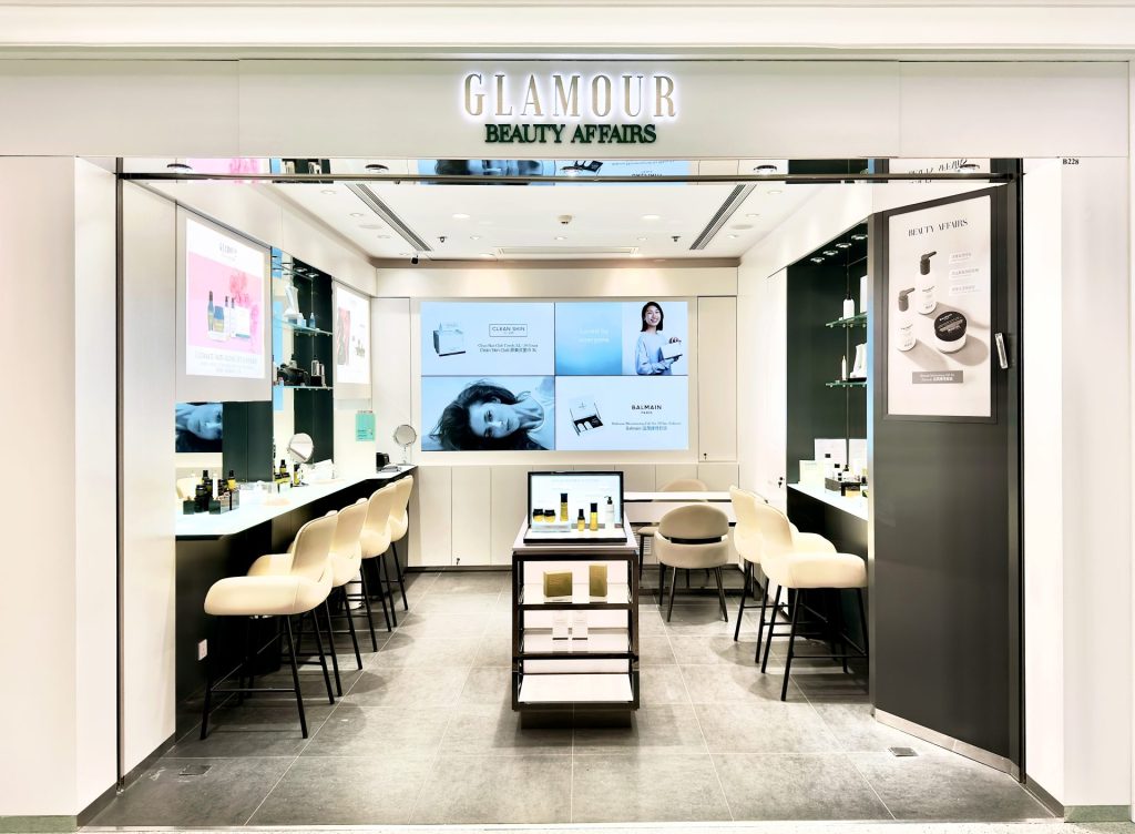 美容品牌店舖設計案例：銅鑼灣Glamour Beauty Affairs｜Hong Kong Beauty Brand Retail Design: Glamour Beauty Affairs in Causeway Bay