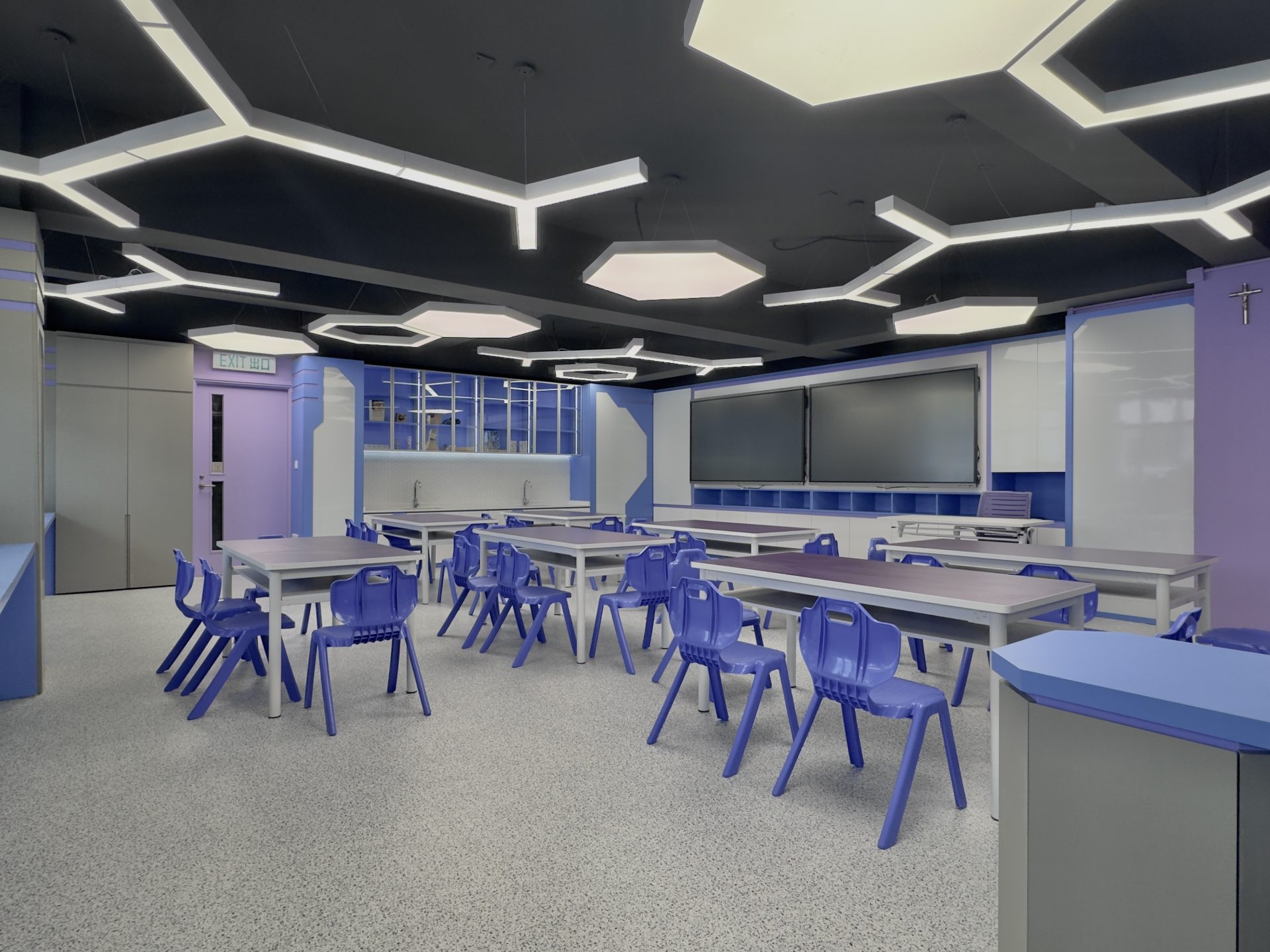 STEM創科實驗課室｜學校教室設計案例：黃大仙聖博德天主教小學